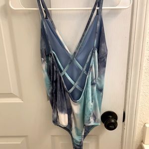 Blue tie dye
